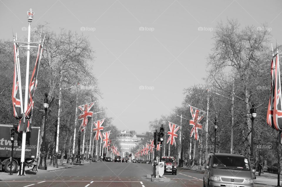 London UK flag 