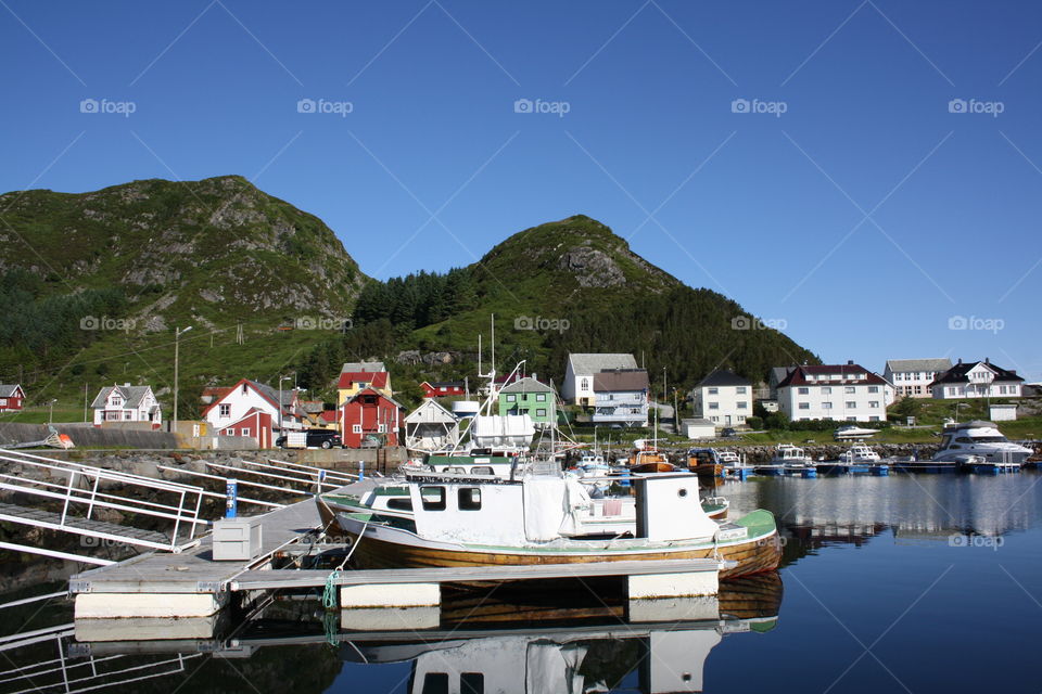 Summer vacation in Norway Runde island.