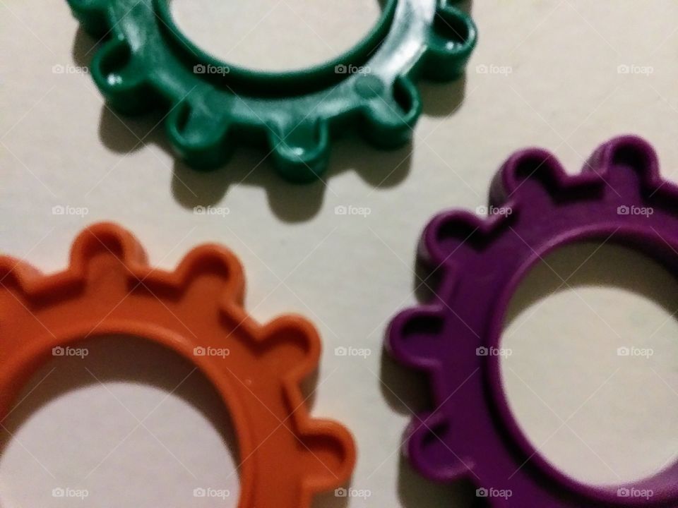 colored cogs