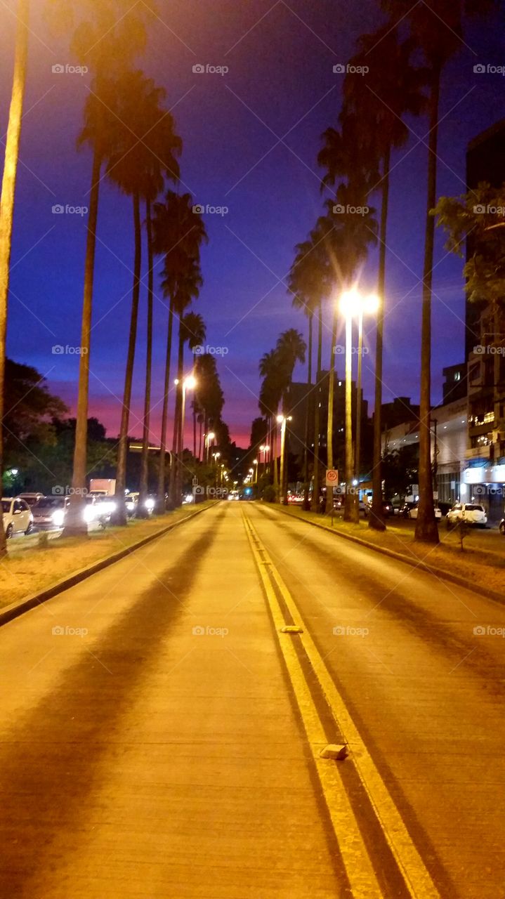 rua...entardecer