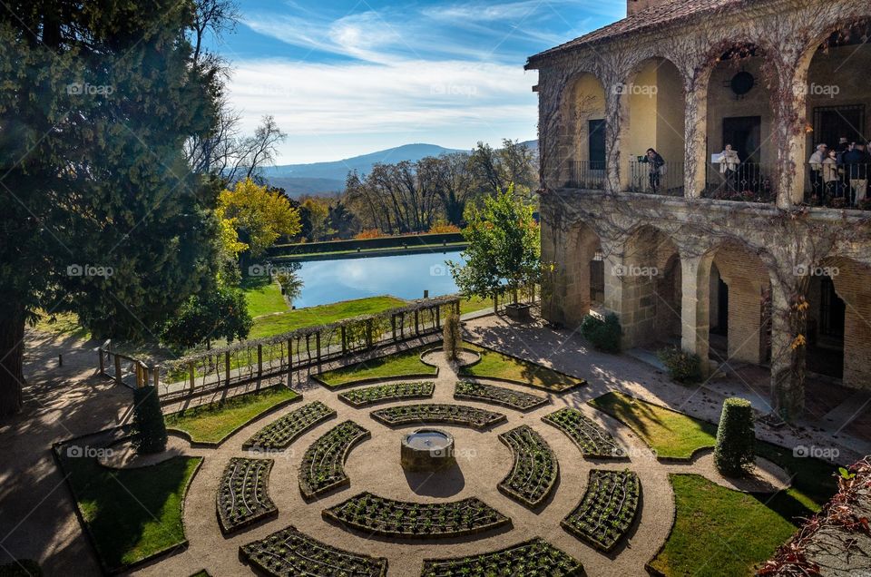 Inner backyard of the Monastery of Yuste