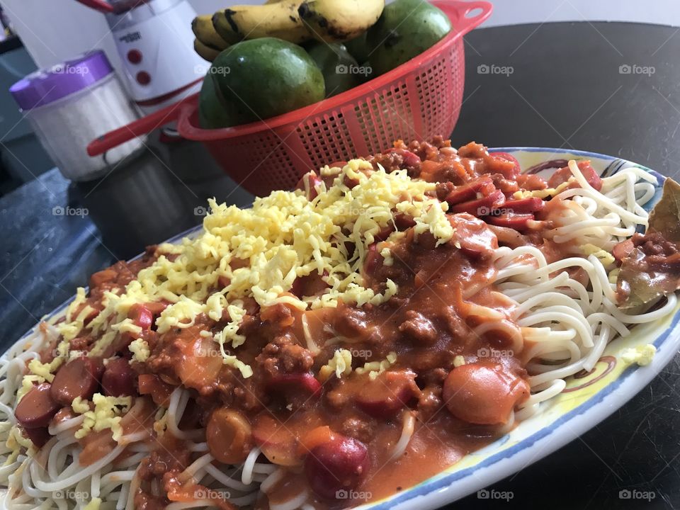 Filipino Style spaghetti
