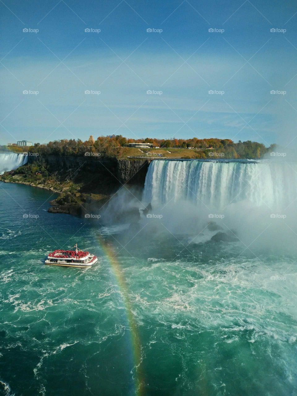 Rainbow over Niagara Falls