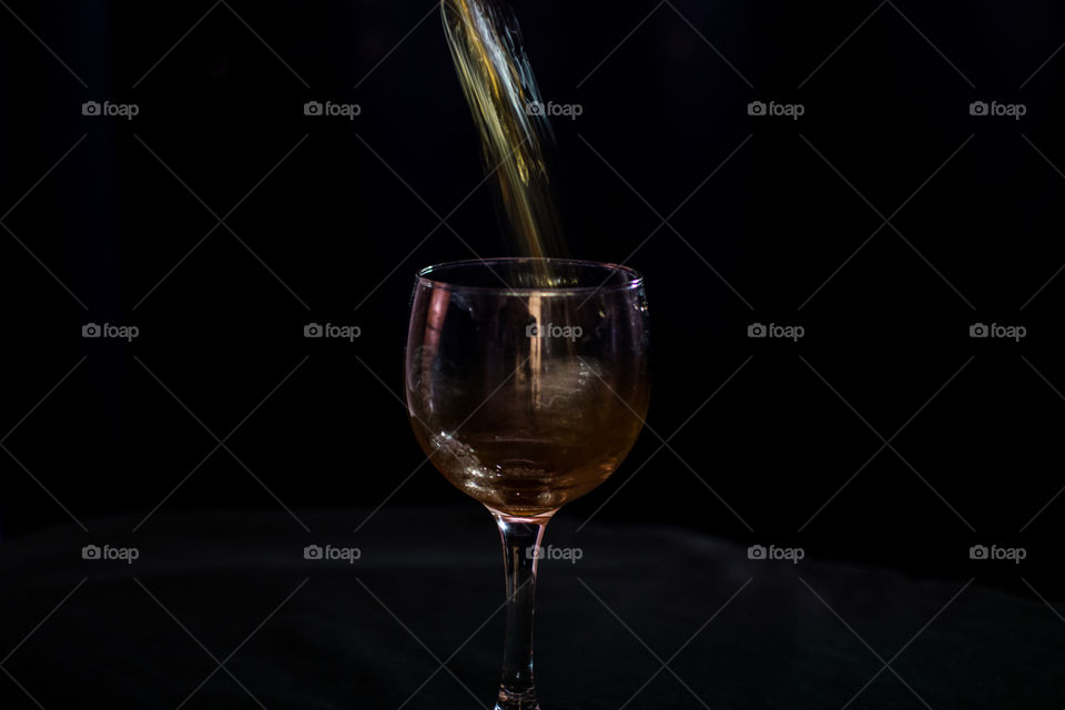 Glass, Wine, Drink, Dark, Champagne