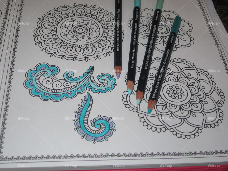 Adult Colouring in 