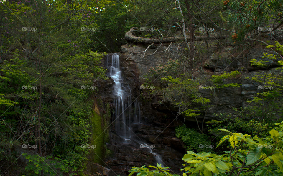 Tory's Falls. One of if not the most obscure but beautiful waterfalls at Hanging Rock - Tory's Falls.