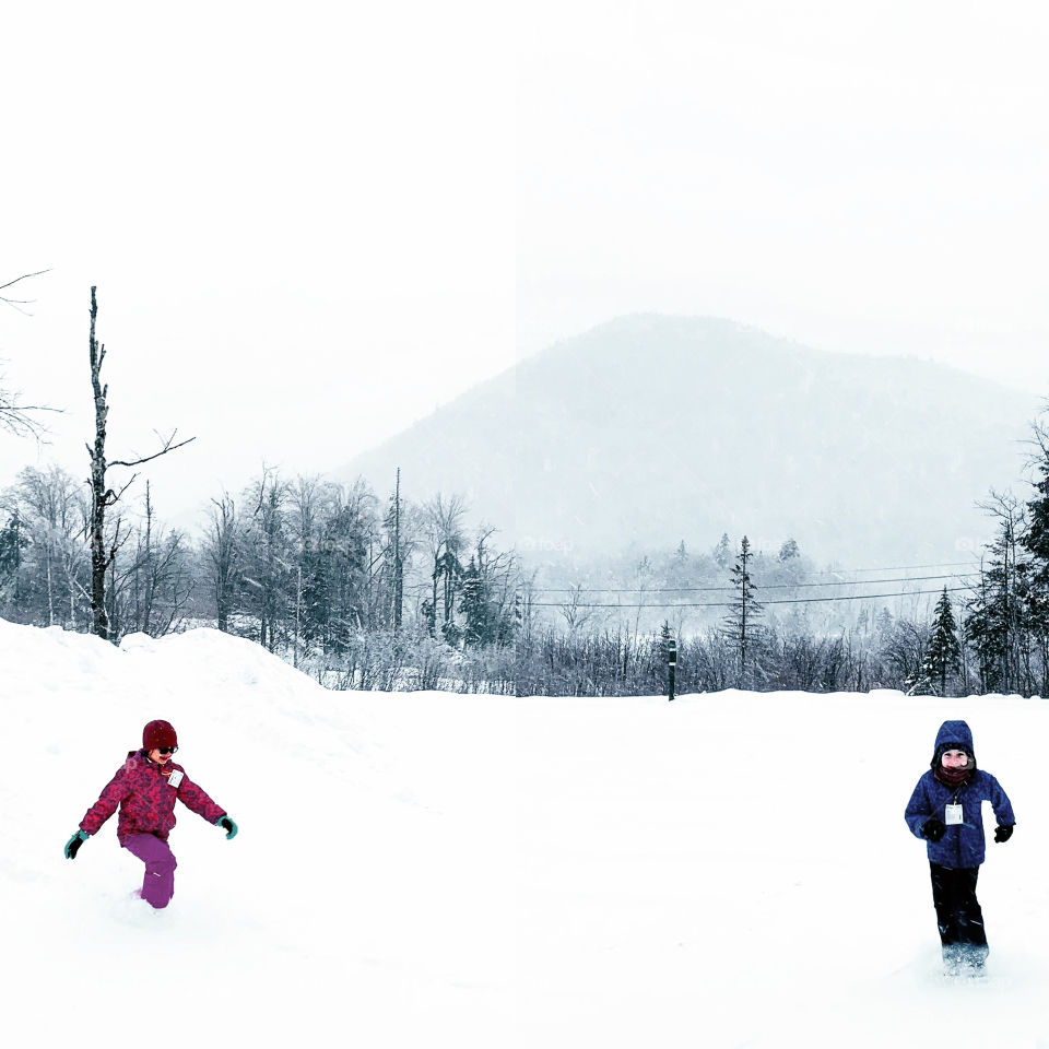 Walk in snow