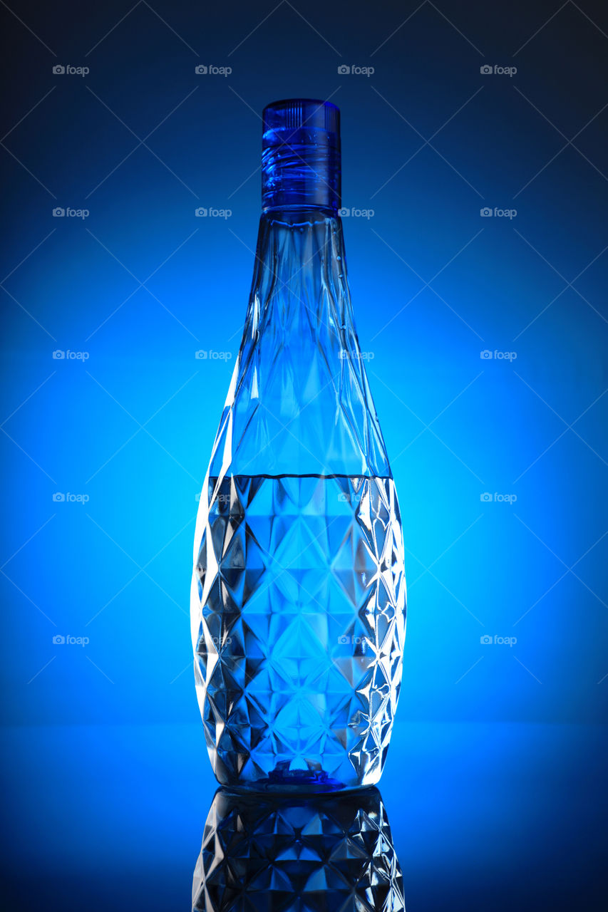 Fresh and clean mineral water bottle