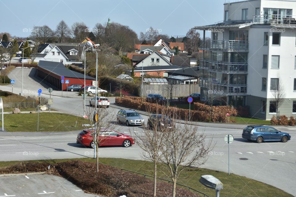 Traffic on the street 