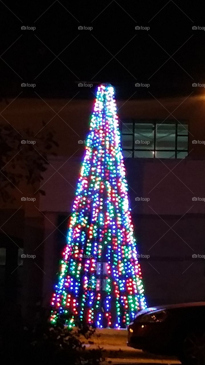Light-up tree