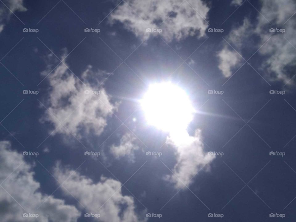 The beautiful sky...sun and clouds