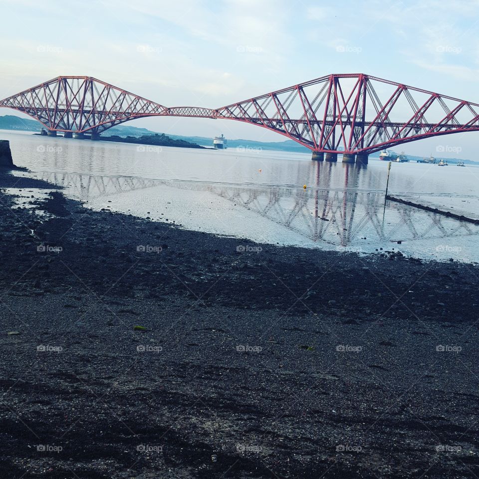 Scottish bridge reflection