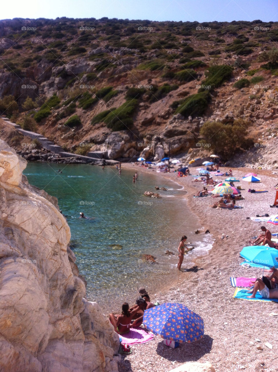 beach greece chios north aegean by harriskats77