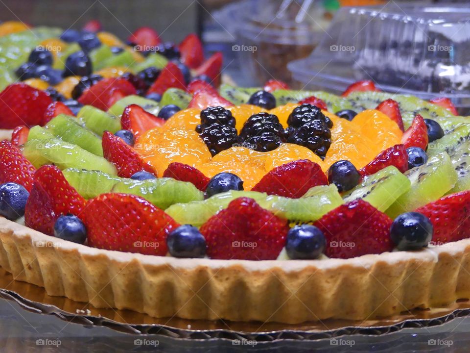 
FRUITS - Delicious fruit pie - Fruits are an excellent source of essential vitamins and minerals, and they are high in fiber which helps reduce a persons risk of fevers heart attack