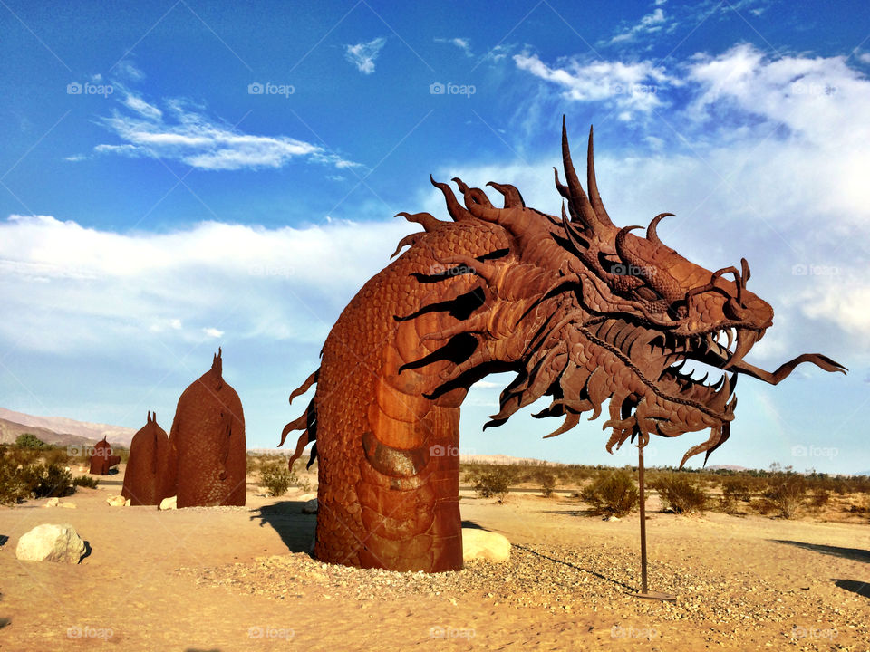 Ricardo Breceda Art, Borrego S. Ricardo Breceda Art, Borrego Springs, California, USA