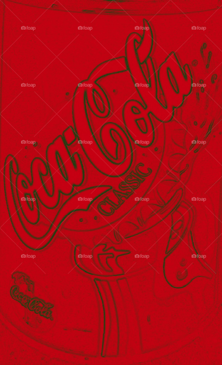 All red coke picture