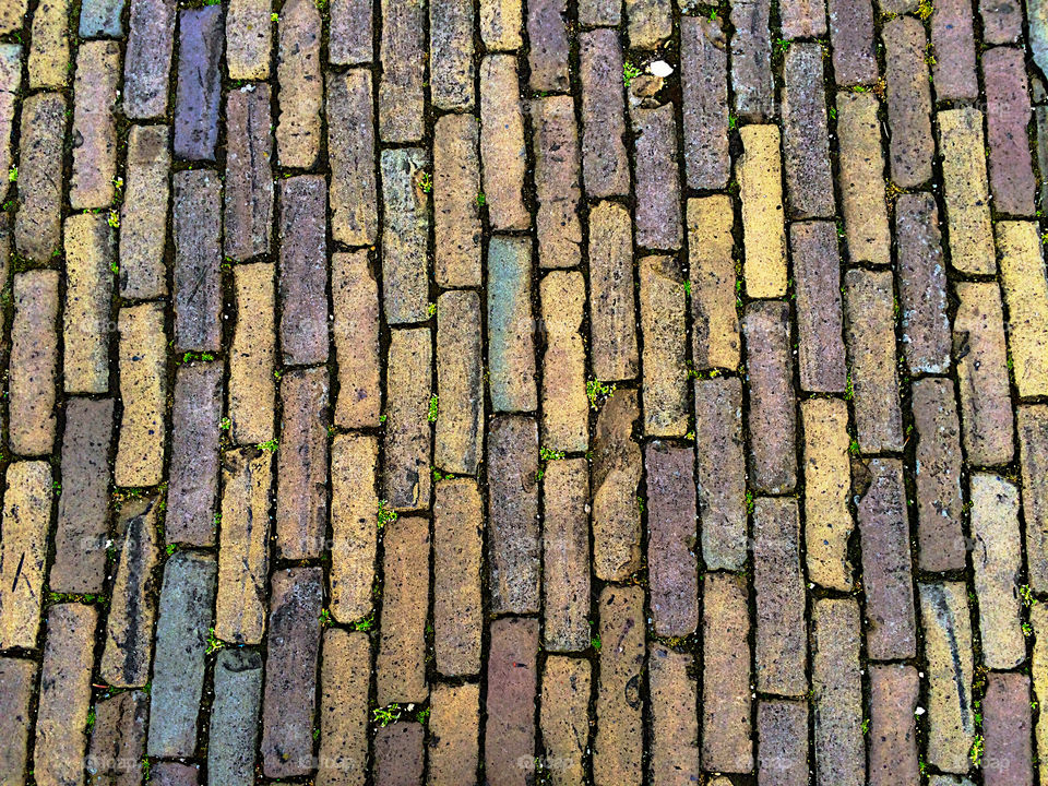 Colored cobblestones 