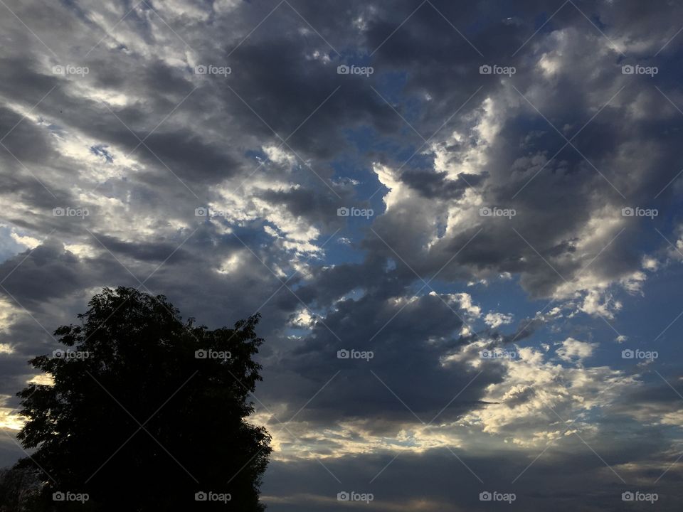 Clouds before a storm