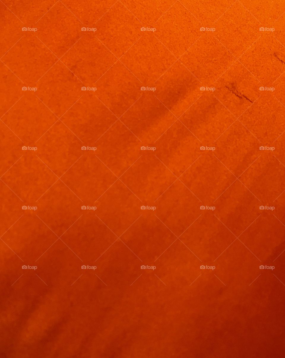 Orange Fabric Close-Up