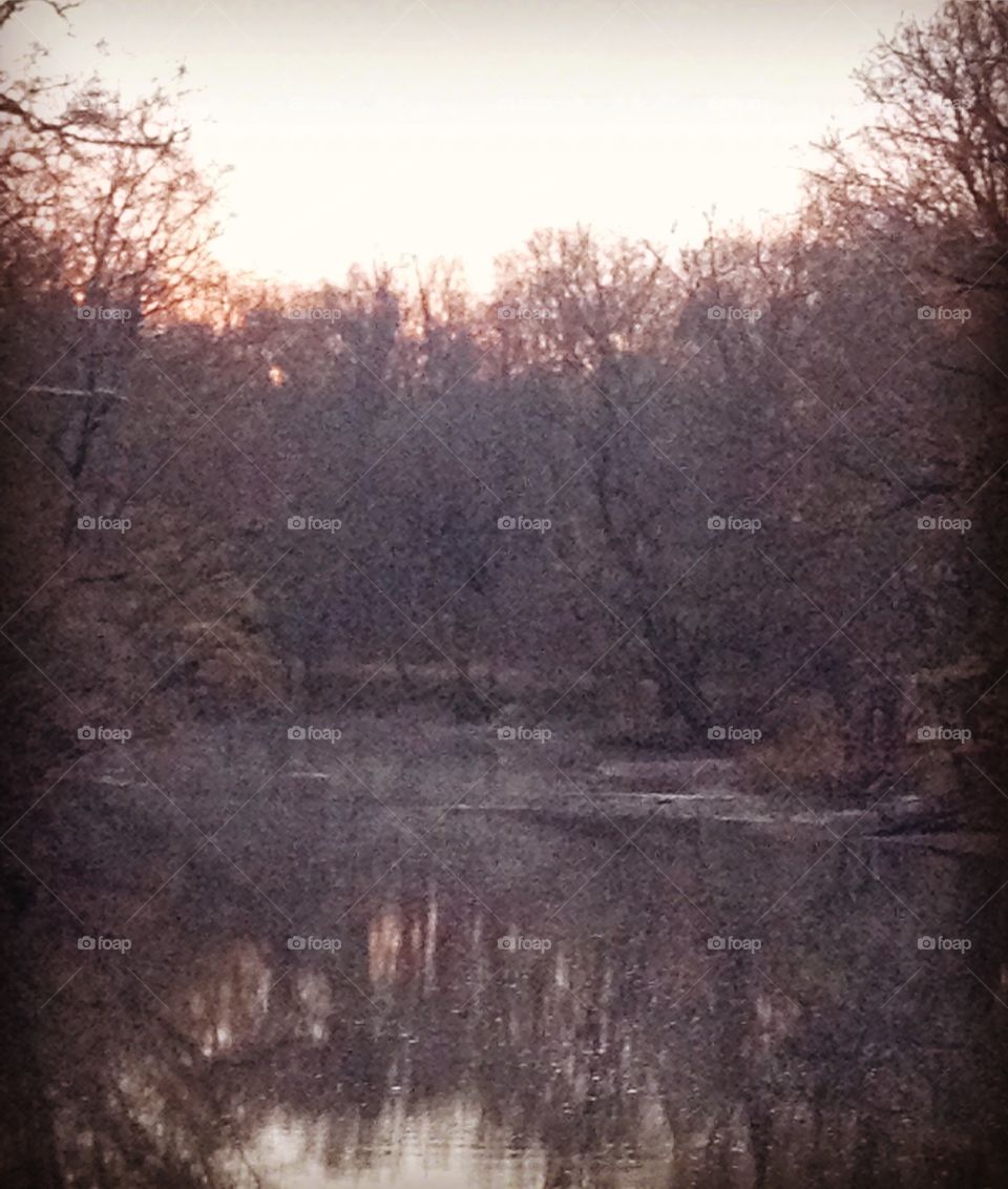 Fog on the White River