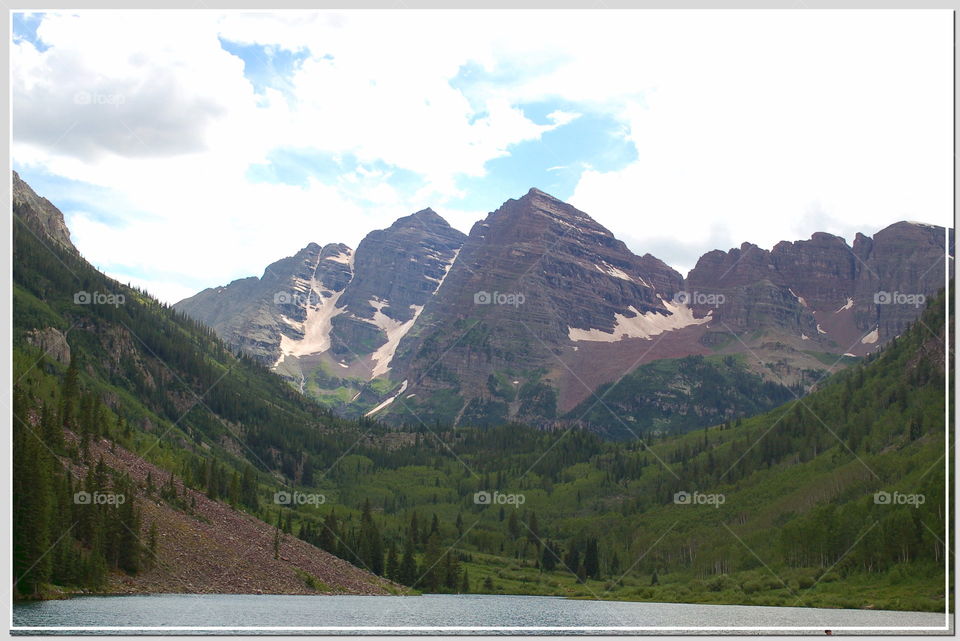 Maroon Bells mountains