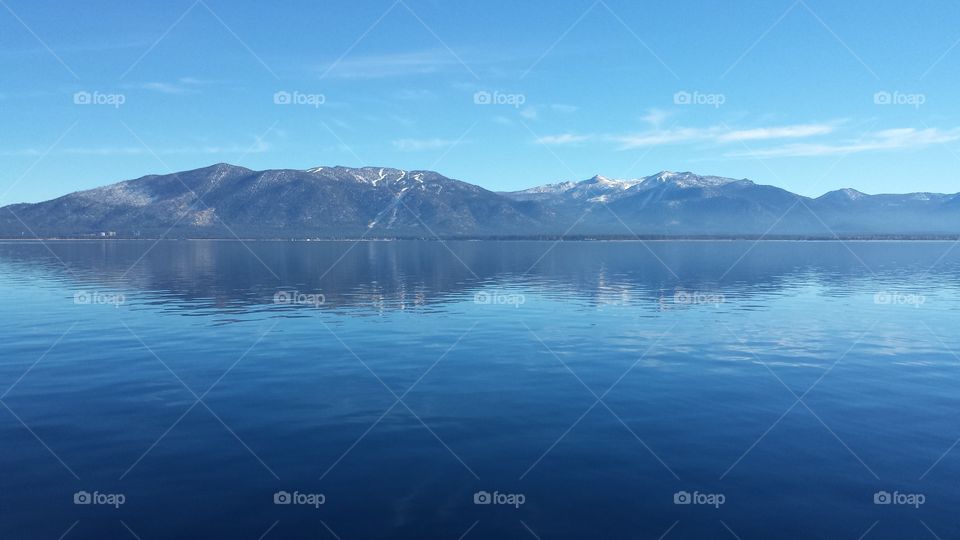 The Big Blue Lake.