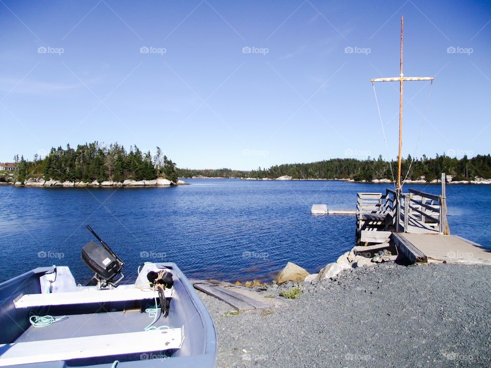 Peaceful lake in Nova Scotia