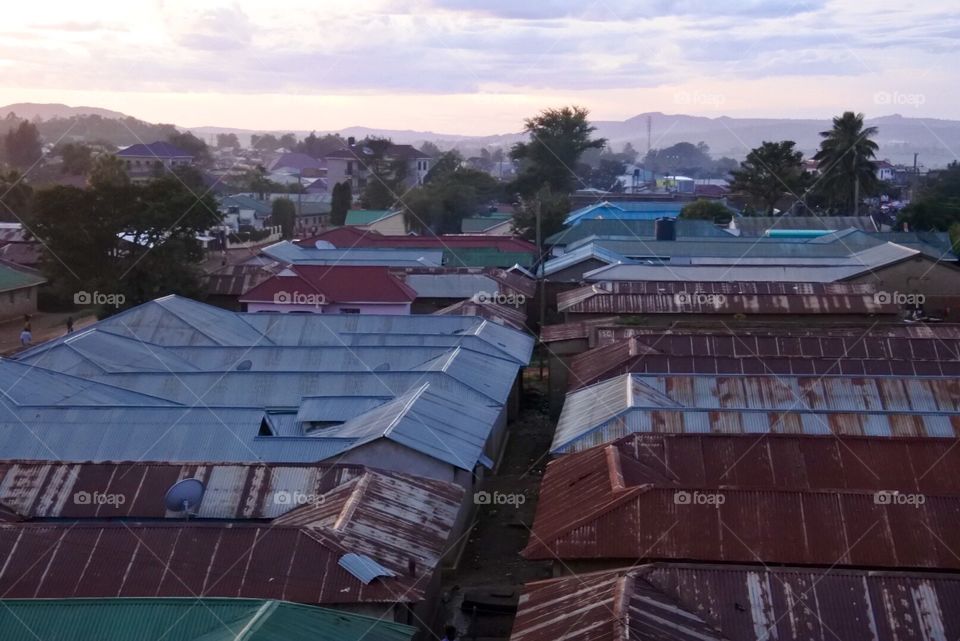 Tarime Tanzania . The view from my hotel room in Tarime Tanzania.