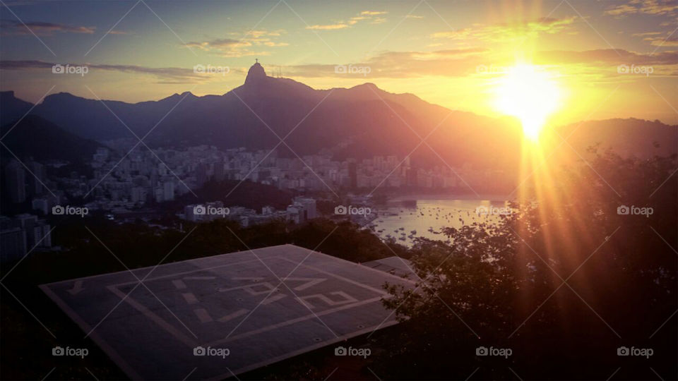 Sunset in Rio