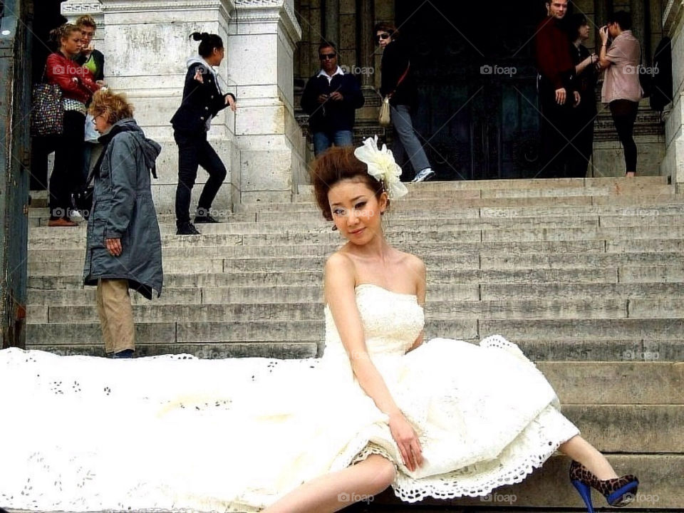 people model wedding paris by merethe