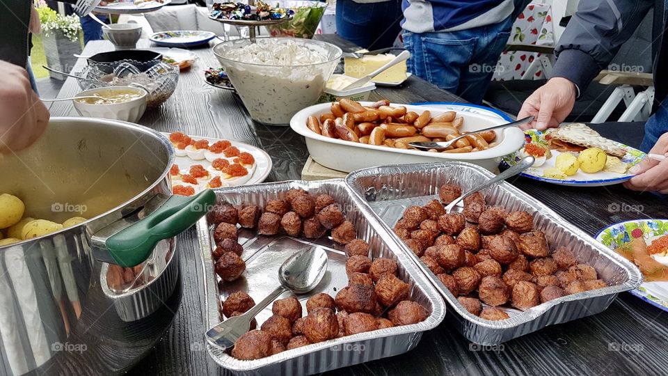 Swedish Midsummer dinner 