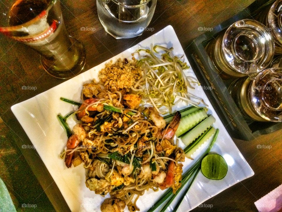 Padthai; fried noodle