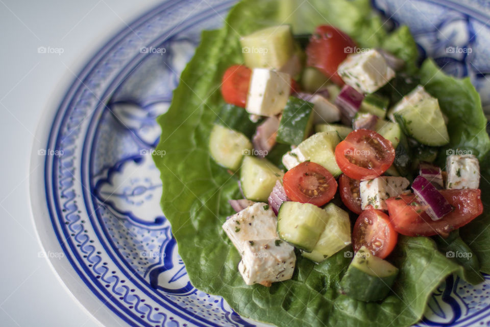Summer Greek salad 