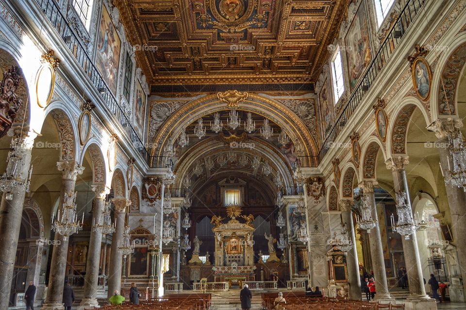 Altar Mayor de la Basilica de Santa Maria en Aracoeli (Roma - Italy)