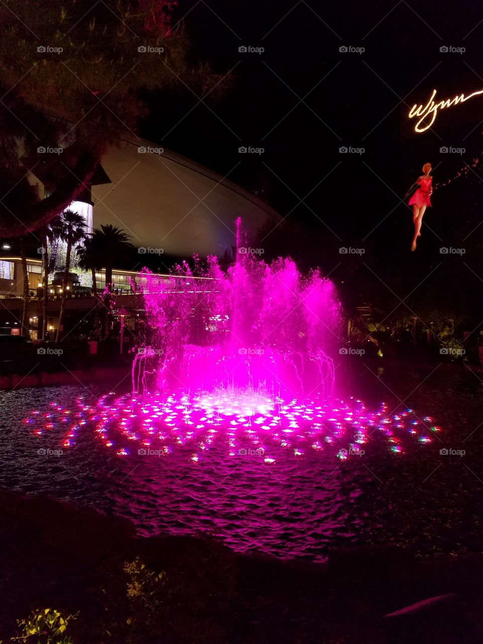 Fountain by the Encore Hotel Las Vegas