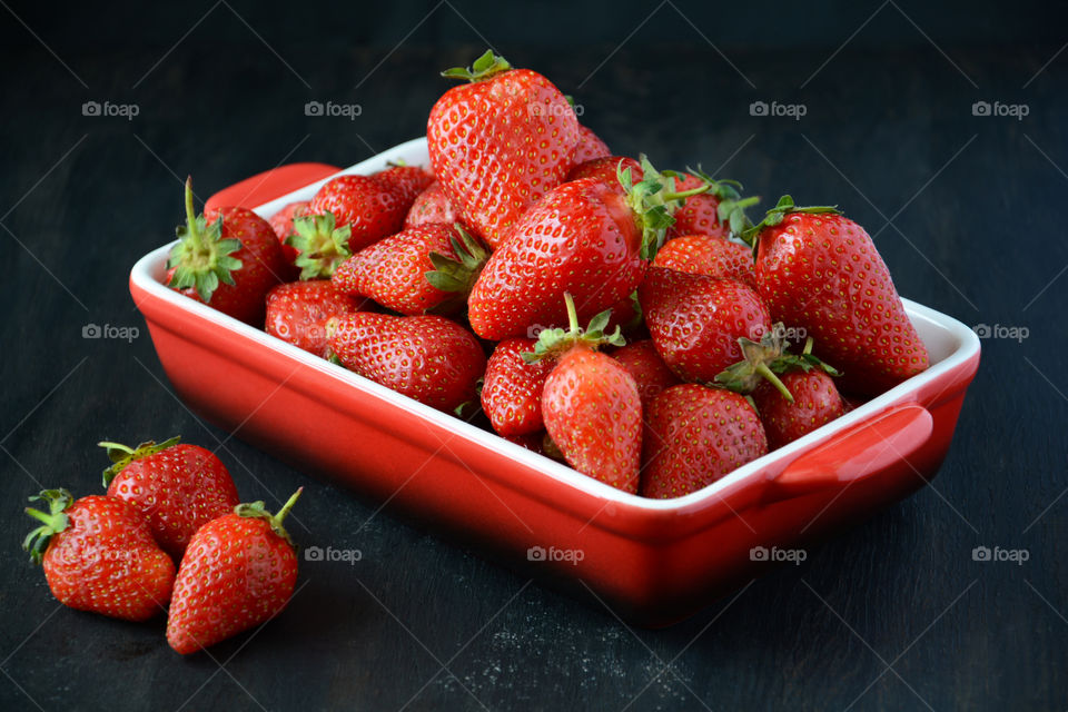 Fresh strawberries