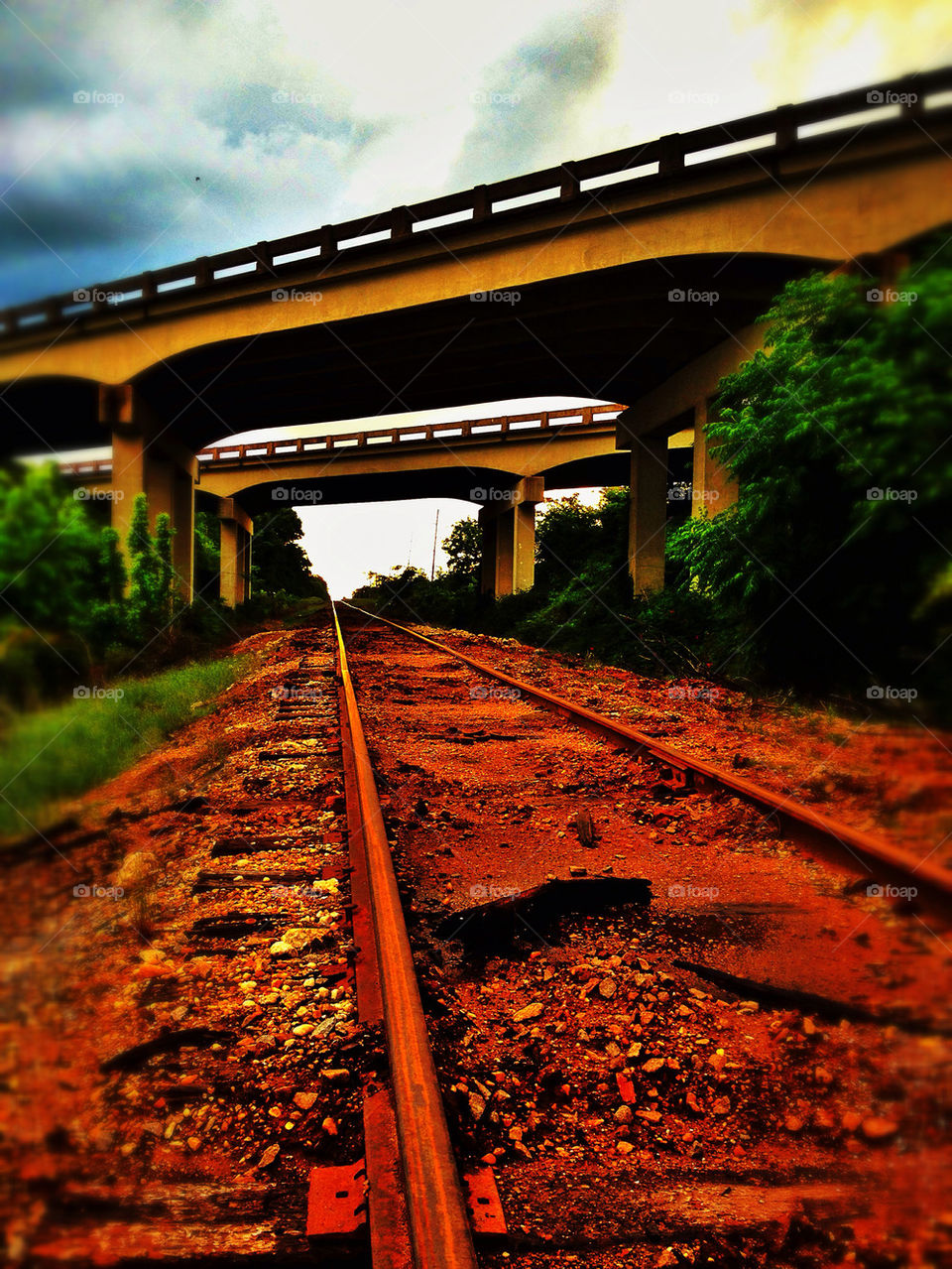 train tracks abandoned al by hanselboy