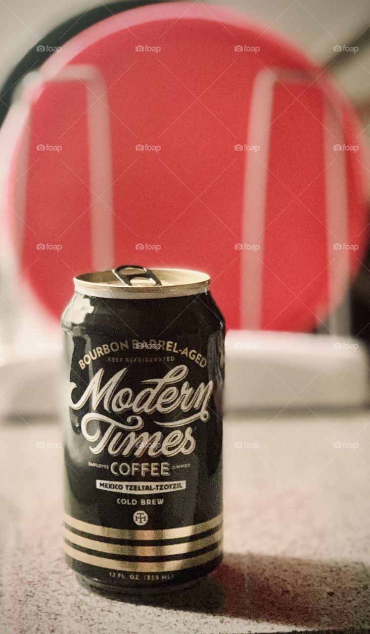 Can of Modern Times coffee 