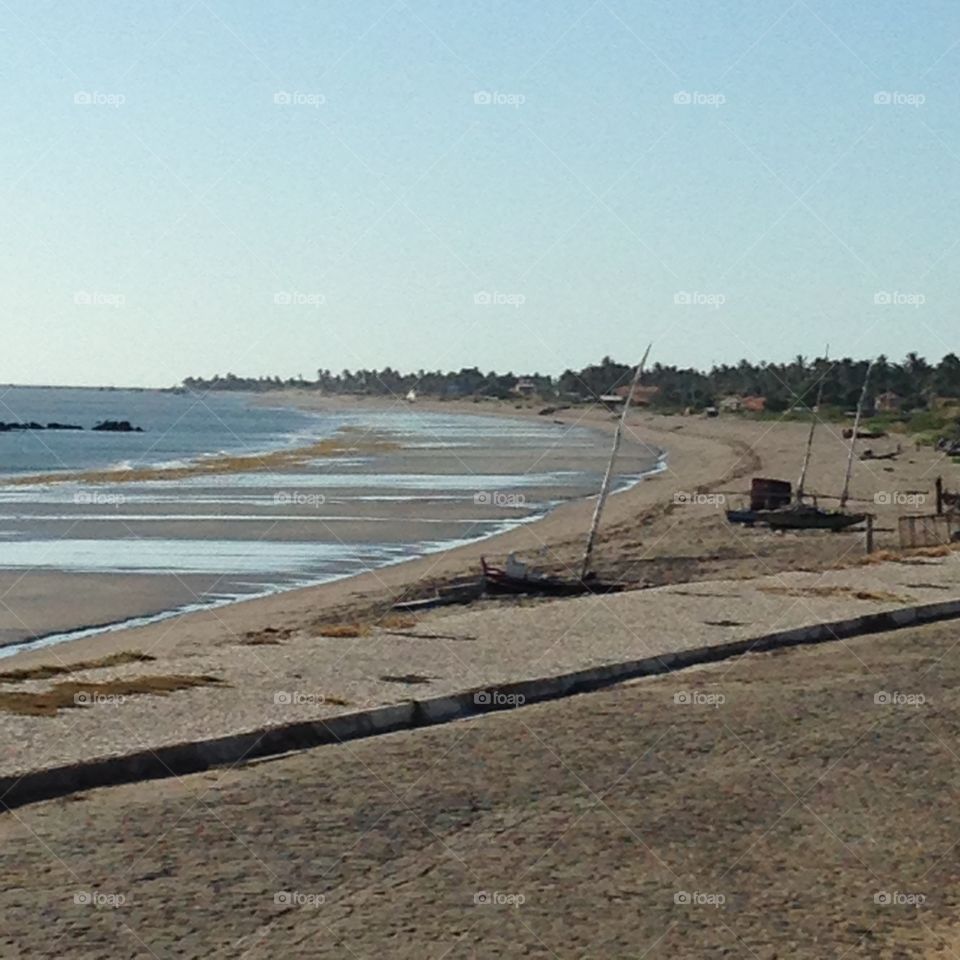 A wild beach