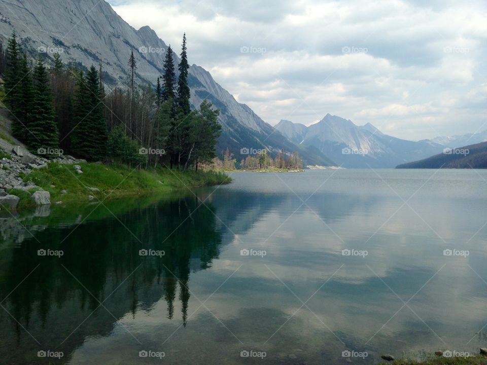 Lake reflections