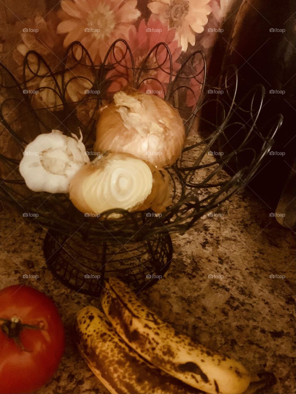 Onions and garlic 