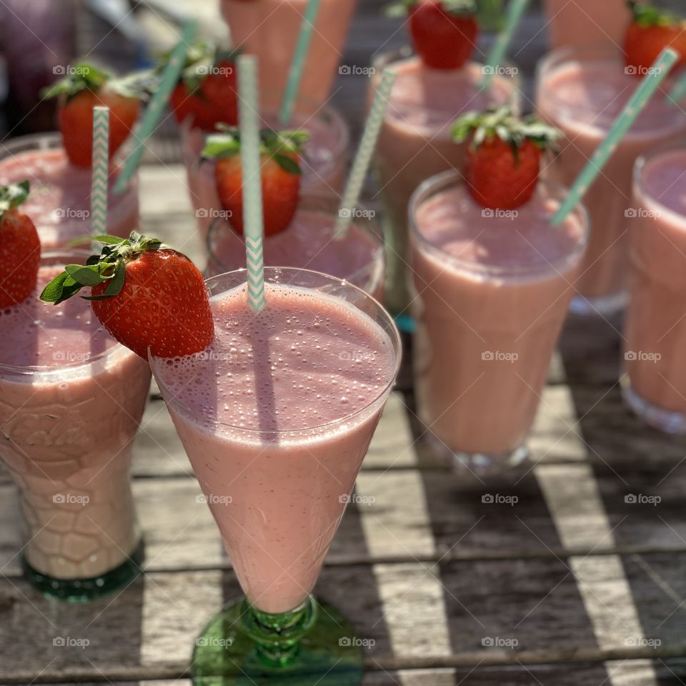 Strawberry smoothie