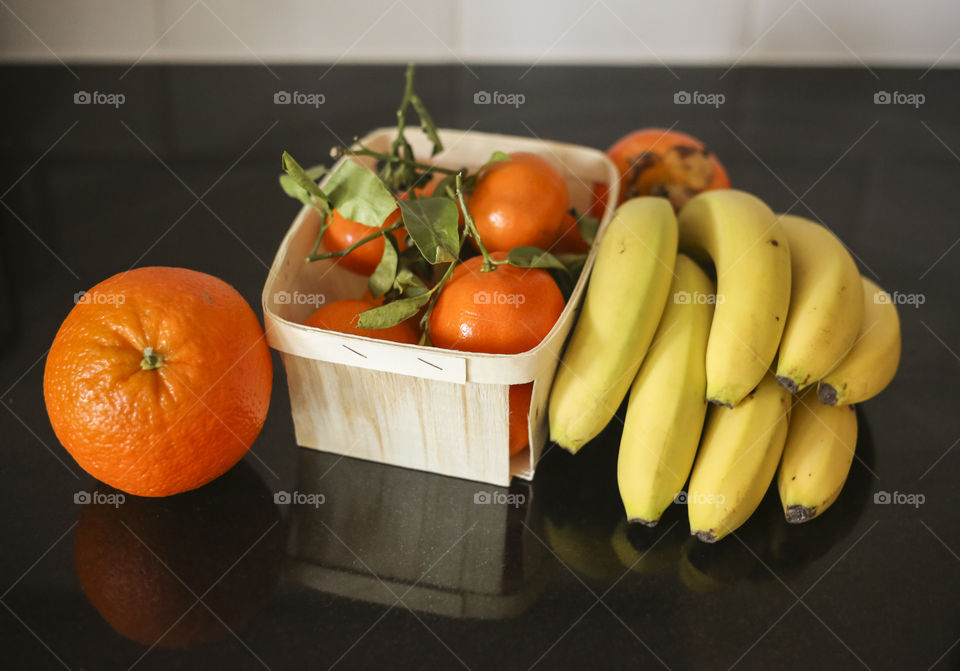 Fruit basket at home