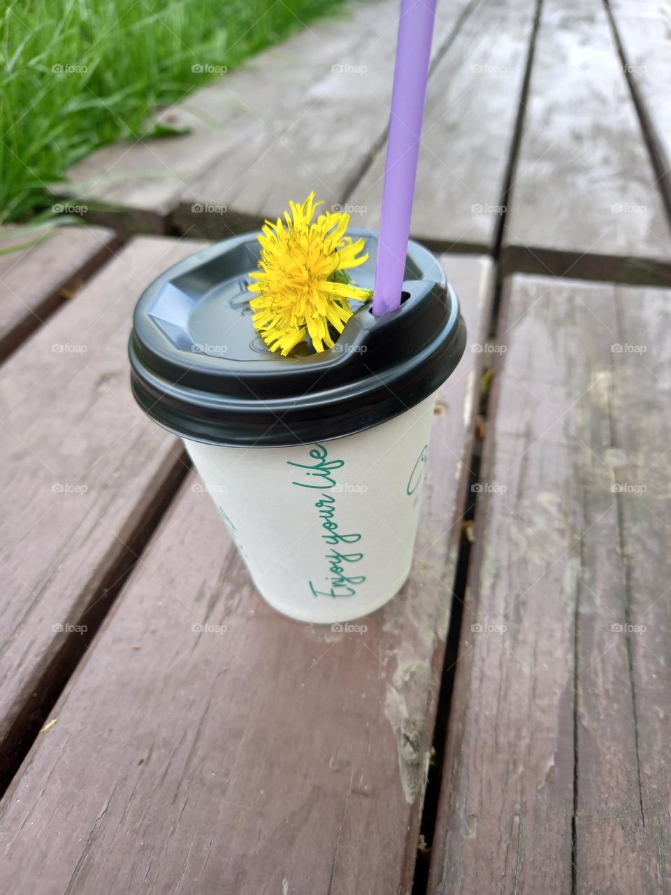 Tasty lonly heart is waiting for you! Enjoy your coffee!