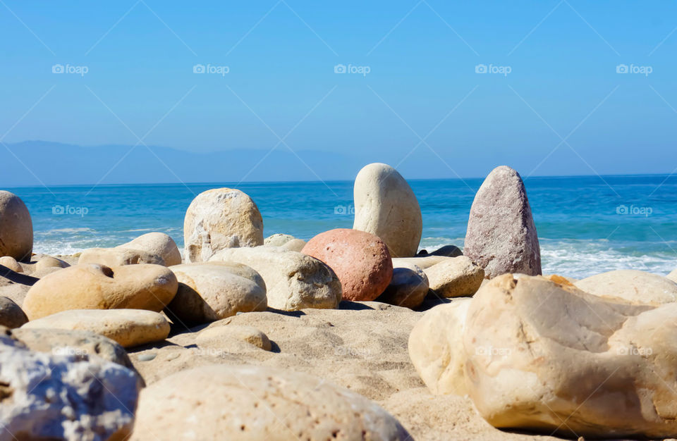 landscape beach ocean sky by kbuntu