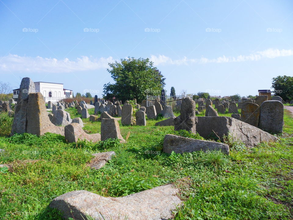 Jewish cemetery in the city of Berdychiv, Ukraine