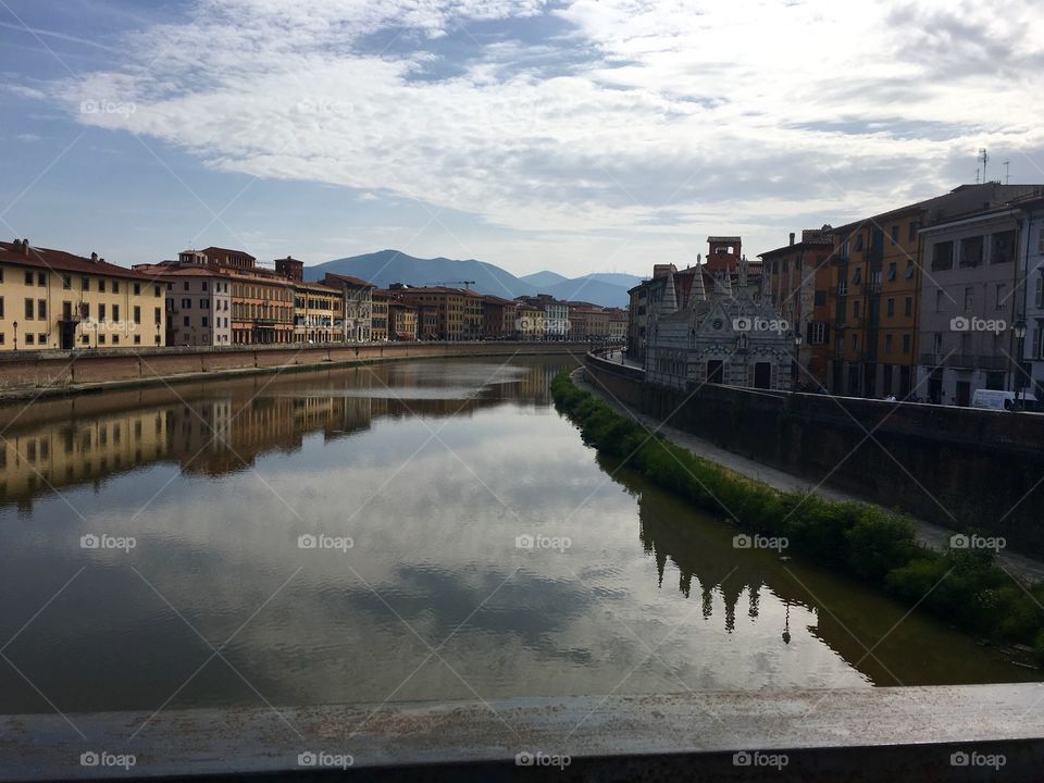 Fiume Arno, Pisa, Toscana, Italy
