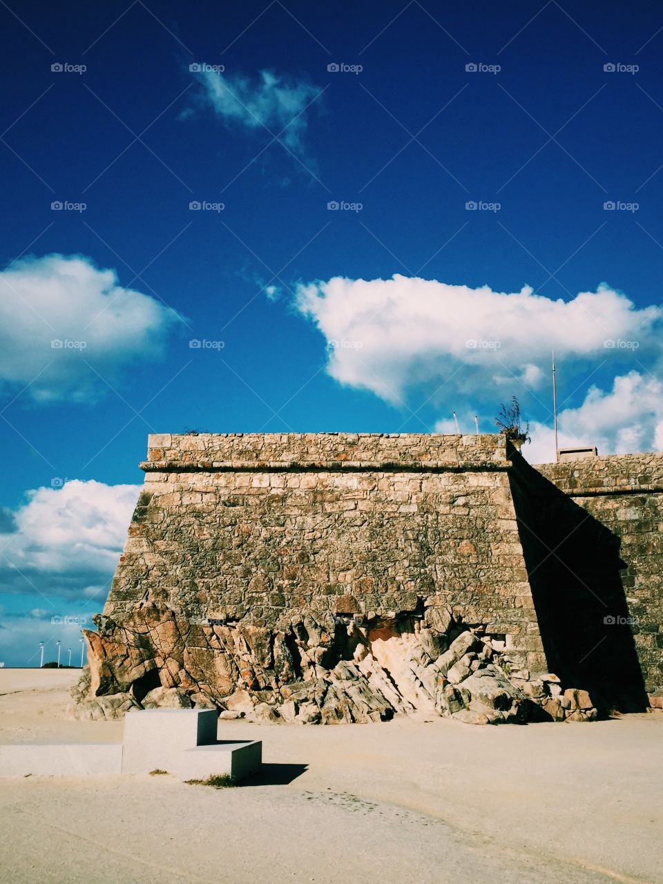 Old fortress in Vila do Conde, Portugal 