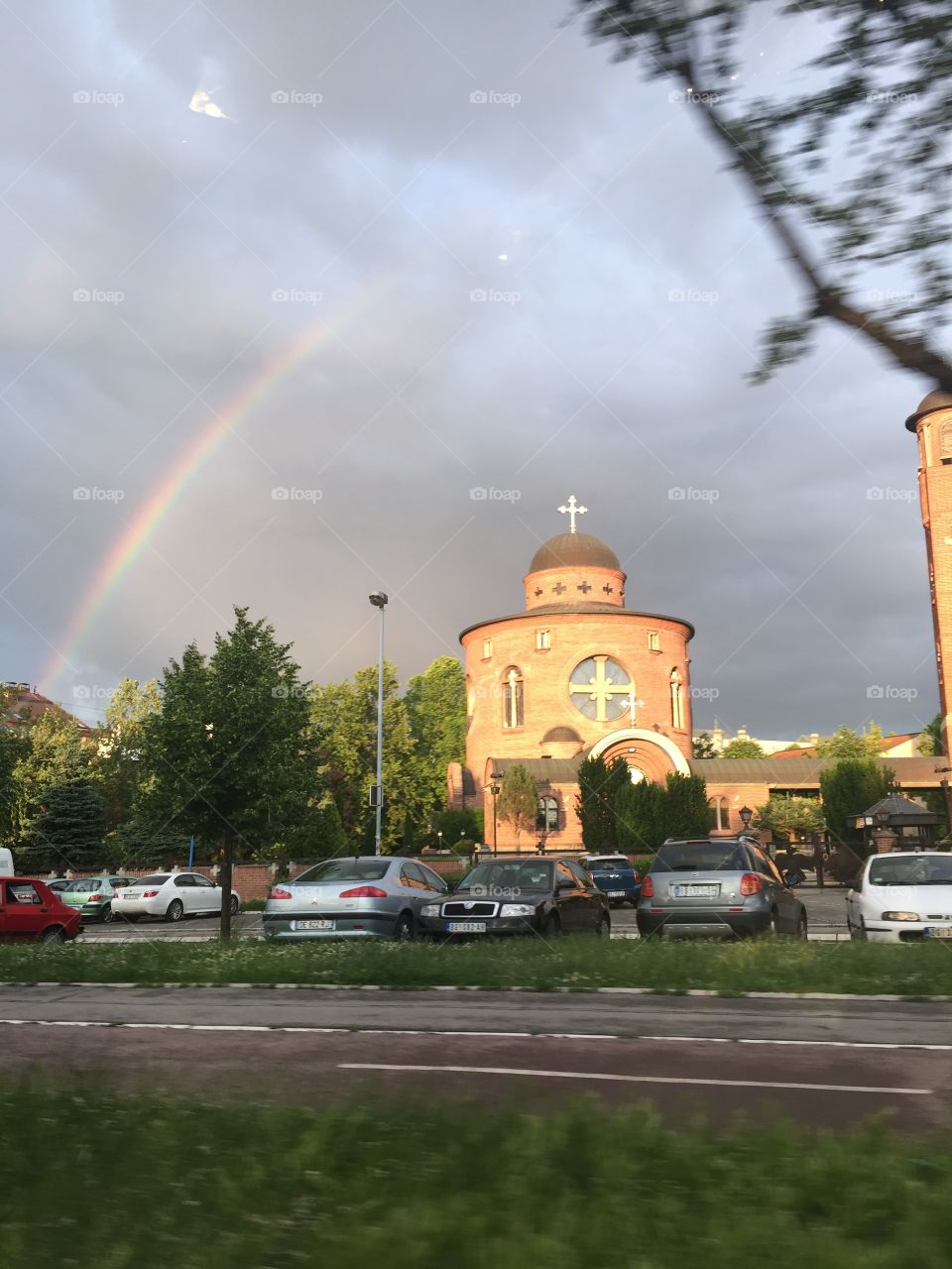 Rainbow after rain 