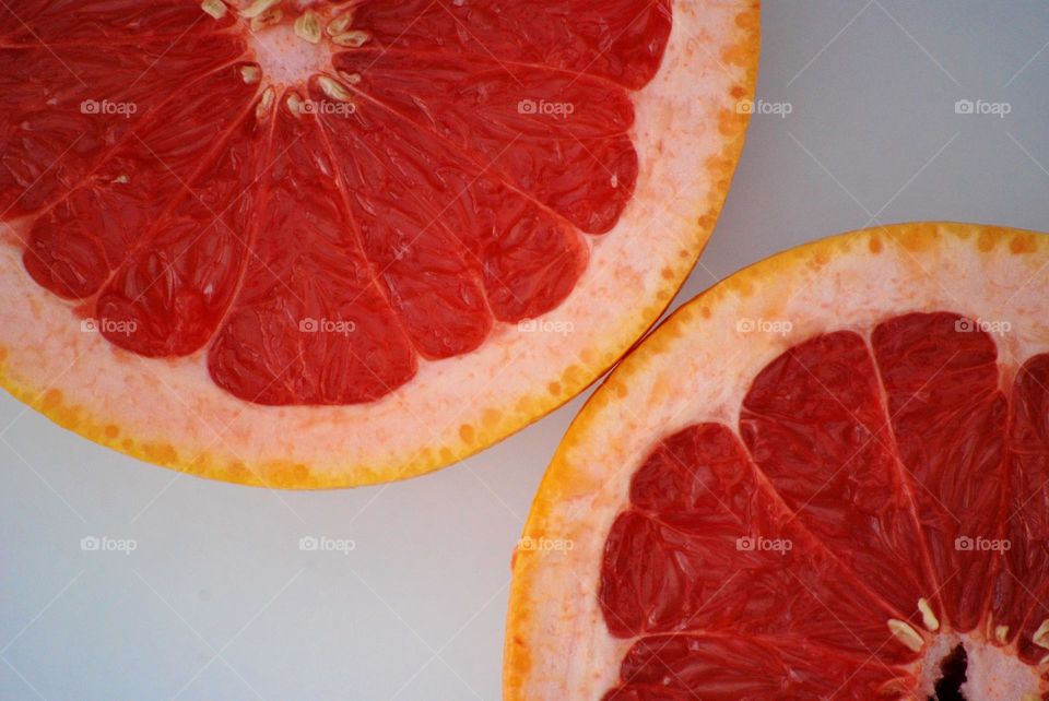 Grapefruit closeup